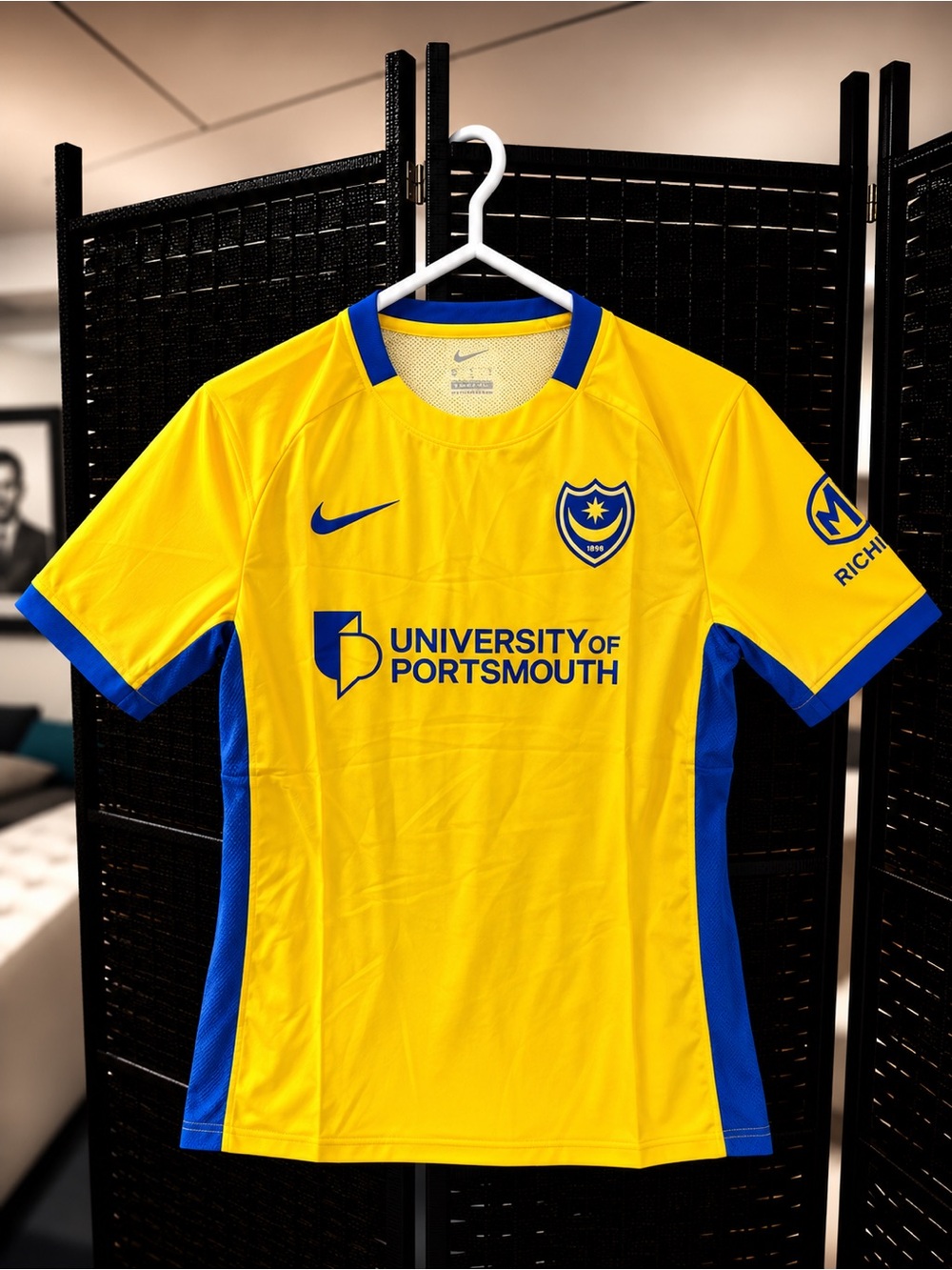 Portsmouth FC Yellow Away Soccer Jersey